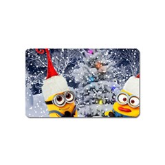 Minions Christmas, Merry Christmas, Minion Christmas Magnet (name Card) by nateshop