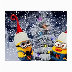 Minions Christmas, Merry Christmas, Minion Christmas Small Glasses Cloth by nateshop