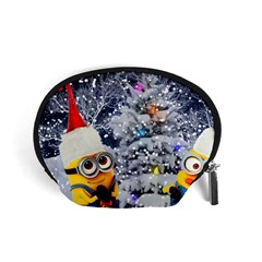 Minions Christmas, Merry Christmas, Minion Christmas Accessory Pouch (small) by nateshop