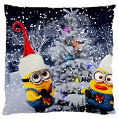 Minions Christmas, Merry Christmas, Minion Christmas Standard Premium Plush Fleece Cushion Case (two Sides) by nateshop