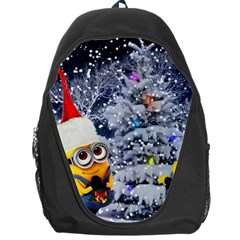 Minions Christmas, Merry Christmas, Minion Christmas Backpack Bag by nateshop