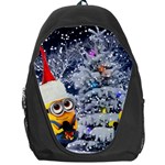 Minions Christmas, Merry Christmas, Minion Christmas Backpack Bag Front