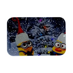 Minions Christmas, Merry Christmas, Minion Christmas Open Lid Metal Box (silver)  