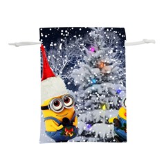 Minions Christmas, Merry Christmas, Minion Christmas Lightweight Drawstring Pouch (s) by nateshop