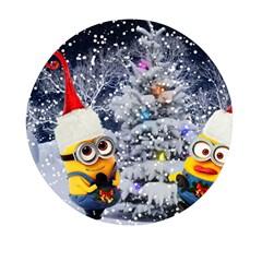 Minions Christmas, Merry Christmas, Minion Christmas Mini Round Pill Box (pack Of 5) by nateshop