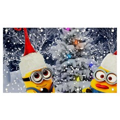 Minions Christmas, Merry Christmas, Minion Christmas Banner And Sign 7  X 4 