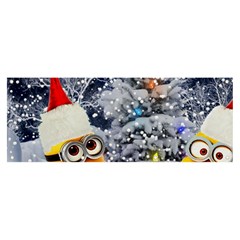 Minions Christmas, Merry Christmas, Minion Christmas Banner And Sign 8  X 3  by nateshop