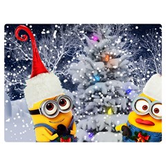 Minions Christmas, Merry Christmas, Minion Christmas Premium Plush Fleece Blanket (extra Small)