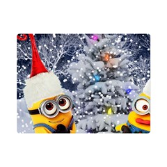 Minions Christmas, Merry Christmas, Minion Christmas Premium Plush Fleece Blanket (mini)