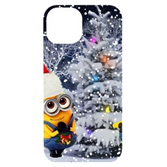 Minions Christmas, Merry Christmas, Minion Christmas Iphone 14 Black Uv Print Case by nateshop