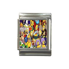 The Simpsons, Cartoon, Crazy, Dope Italian Charm (13mm) by nateshop