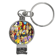 The Simpsons, Cartoon, Crazy, Dope Nail Clippers Key Chain by nateshop