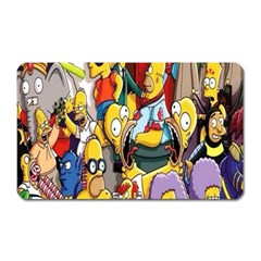 The Simpsons, Cartoon, Crazy, Dope Magnet (rectangular) by nateshop