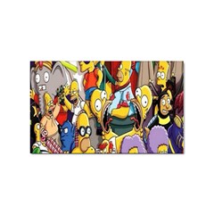 The Simpsons, Cartoon, Crazy, Dope Sticker Rectangular (100 Pack) by nateshop