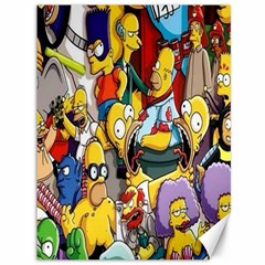 The Simpsons, Cartoon, Crazy, Dope Canvas 36  X 48  by nateshop