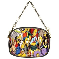 The Simpsons, Cartoon, Crazy, Dope Chain Purse (one Side) by nateshop