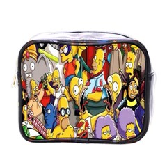 The Simpsons, Cartoon, Crazy, Dope Mini Toiletries Bag (one Side) by nateshop