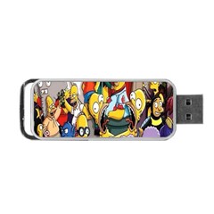 The Simpsons, Cartoon, Crazy, Dope Portable Usb Flash (two Sides) by nateshop