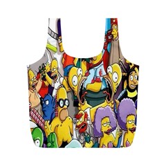 The Simpsons, Cartoon, Crazy, Dope Full Print Recycle Bag (m) by nateshop