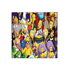 The Simpsons, Cartoon, Crazy, Dope Satin Bandana Scarf 22  X 22  by nateshop