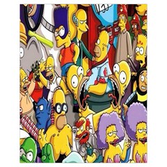 The Simpsons, Cartoon, Crazy, Dope Drawstring Bag (small) by nateshop