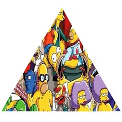 The Simpsons, Cartoon, Crazy, Dope Wooden Puzzle Triangle by nateshop