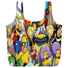 The Simpsons, Cartoon, Crazy, Dope Full Print Recycle Bag (xxxl) by nateshop