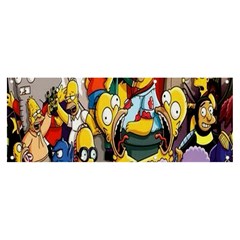 The Simpsons, Cartoon, Crazy, Dope Banner And Sign 8  X 3  by nateshop