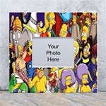 The Simpsons, Cartoon, Crazy, Dope White Wall Photo Frame 5  x 7  Front