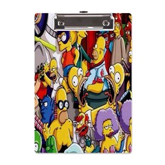 The Simpsons, Cartoon, Crazy, Dope A5 Acrylic Clipboard by nateshop