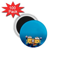 Minions, Blue, Cartoon, Cute, Friends 1 75  Magnets (100 Pack)  by nateshop