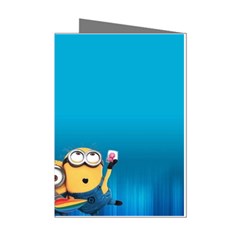 Minions, Blue, Cartoon, Cute, Friends Mini Greeting Cards (pkg Of 8)