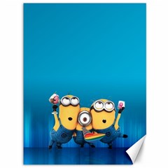 Minions, Blue, Cartoon, Cute, Friends Canvas 36  X 48  by nateshop