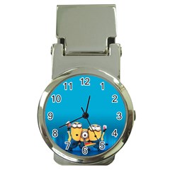 Minions, Blue, Cartoon, Cute, Friends Money Clip Watches by nateshop