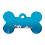 Minions, Blue, Cartoon, Cute, Friends Dog Tag Bone (One Side) Front