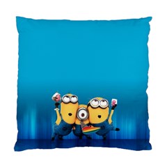 Minions, Blue, Cartoon, Cute, Friends Standard Cushion Case (two Sides) by nateshop