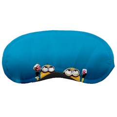 Minions, Blue, Cartoon, Cute, Friends Sleep Mask by nateshop