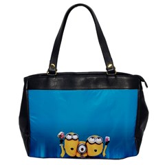 Minions, Blue, Cartoon, Cute, Friends Oversize Office Handbag