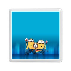 Minions, Blue, Cartoon, Cute, Friends Memory Card Reader (square) by nateshop