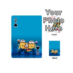 Minions, Blue, Cartoon, Cute, Friends Playing Cards 54 Designs (mini)