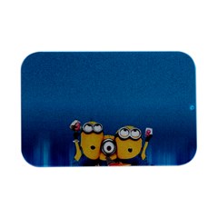 Minions, Blue, Cartoon, Cute, Friends Open Lid Metal Box (silver)   by nateshop