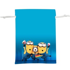 Minions, Blue, Cartoon, Cute, Friends Lightweight Drawstring Pouch (xl) by nateshop