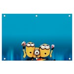 Minions, Blue, Cartoon, Cute, Friends Banner and Sign 6  x 4  Front