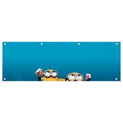 Minions, Blue, Cartoon, Cute, Friends Banner And Sign 9  X 3  by nateshop