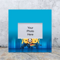 Minions, Blue, Cartoon, Cute, Friends White Box Photo Frame 4  X 6  by nateshop