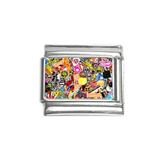 Sticker Bomb, Art, Cartoon, Dope Italian Charm (9mm) by nateshop