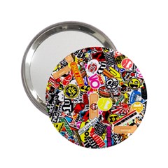 Sticker Bomb, Art, Cartoon, Dope 2 25  Handbag Mirrors by nateshop