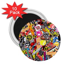 Sticker Bomb, Art, Cartoon, Dope 2 25  Magnets (10 Pack)  by nateshop