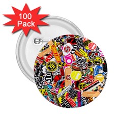 Sticker Bomb, Art, Cartoon, Dope 2 25  Buttons (100 Pack)  by nateshop