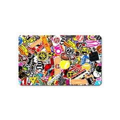 Sticker Bomb, Art, Cartoon, Dope Magnet (name Card) by nateshop